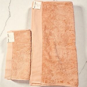 Enchante Home Bath and Hand Towel Set 100% Turkish Cotton